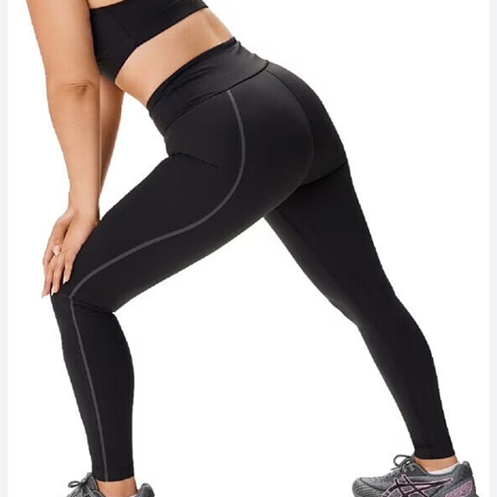 Outdoor Voices Black High-Rise Leggings